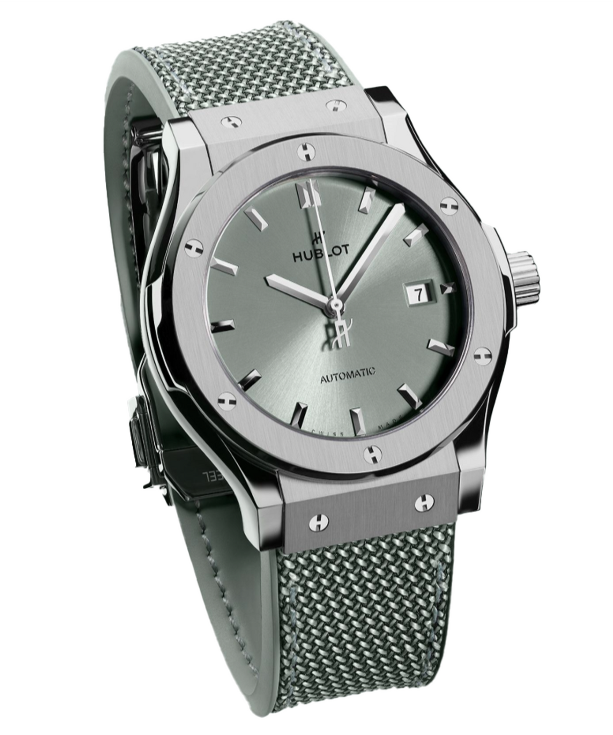 CLASSIC FUSION TITANIUM SAGE GREEN 42 MM