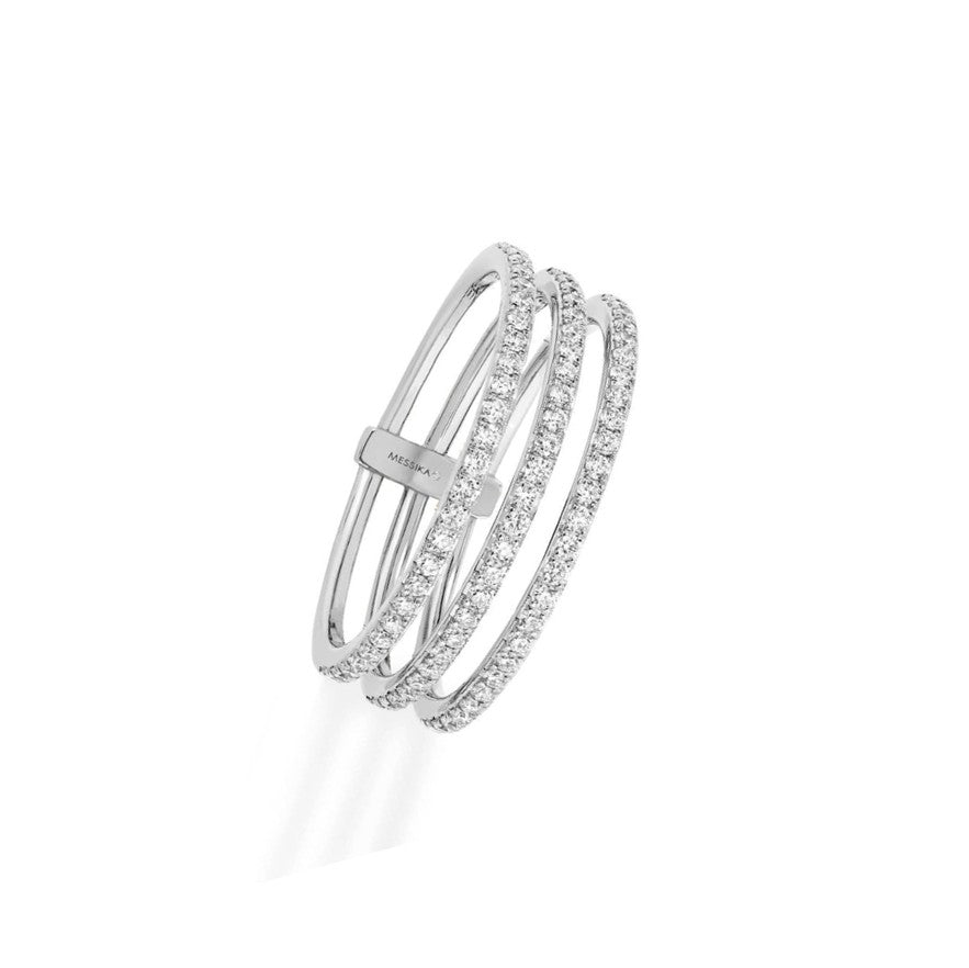 Messika GATSBY 3 ROW WHITE GOLD 0.41CT