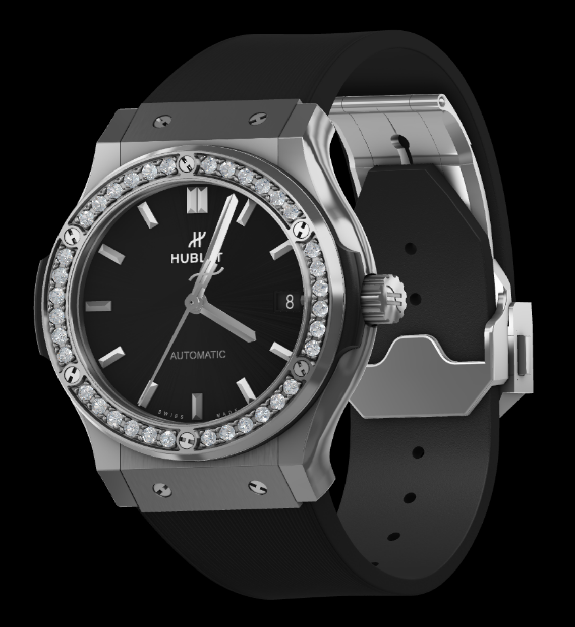 Hublot CLASSIC FUSION TITANIUM DIAMONDS 38MM
