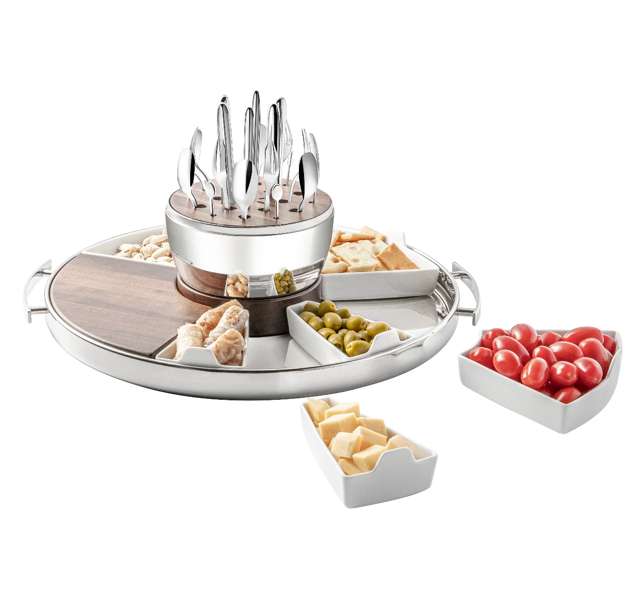 Christofle MOOD PARTY Stainless Steel MOOD Party Tray