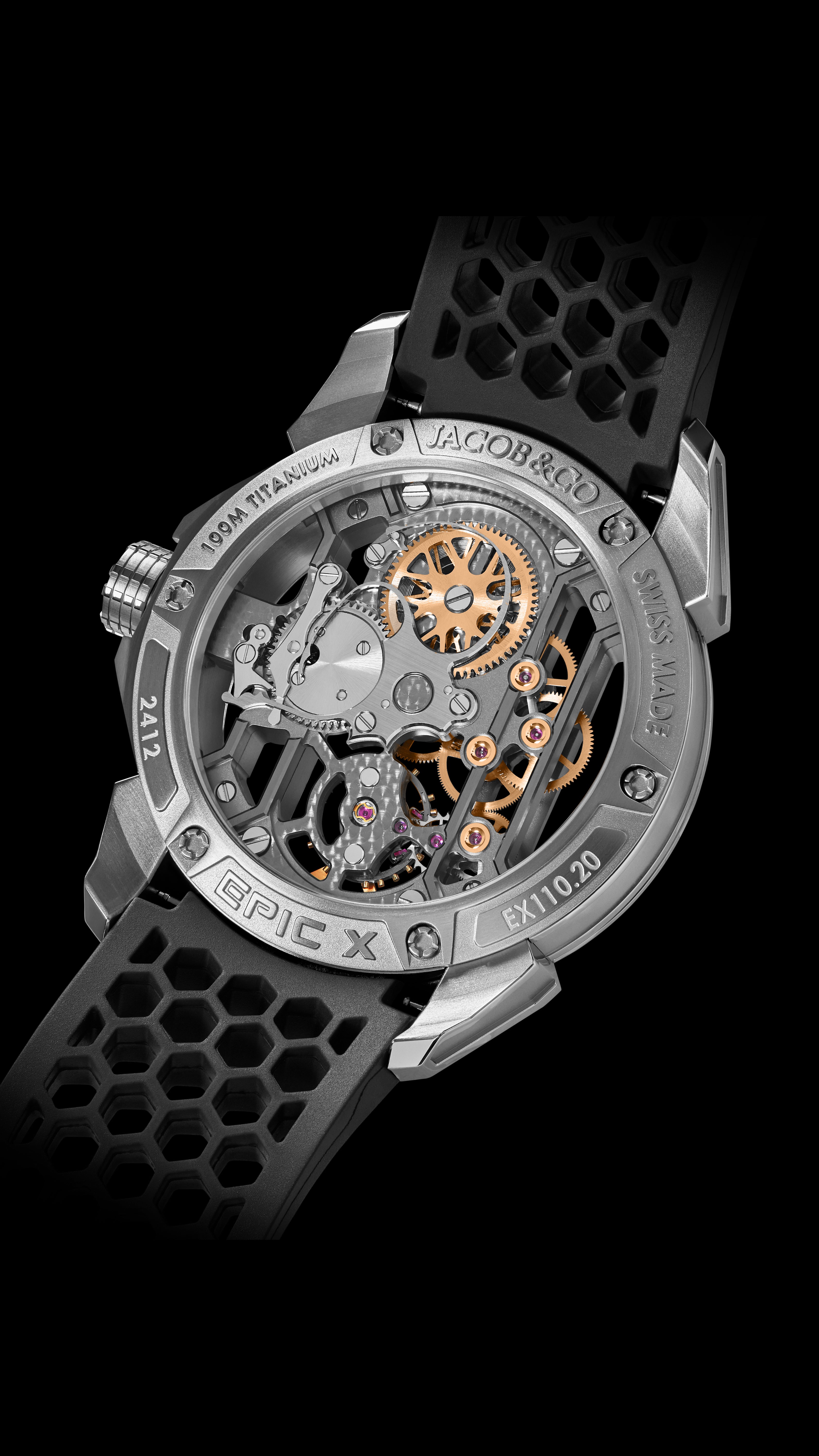 Jacob & Co. EPIC X SKELETON  BLACK 44 MM