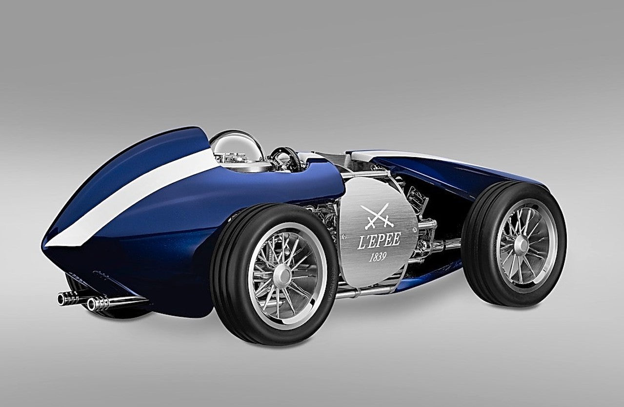 L'Epée TIME FAST D8 BLUE WITH WHITE STRIPES