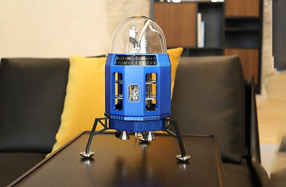 SPACE CLOCK BLUE “HUMAN TO HUMAN” CONFIGURATION