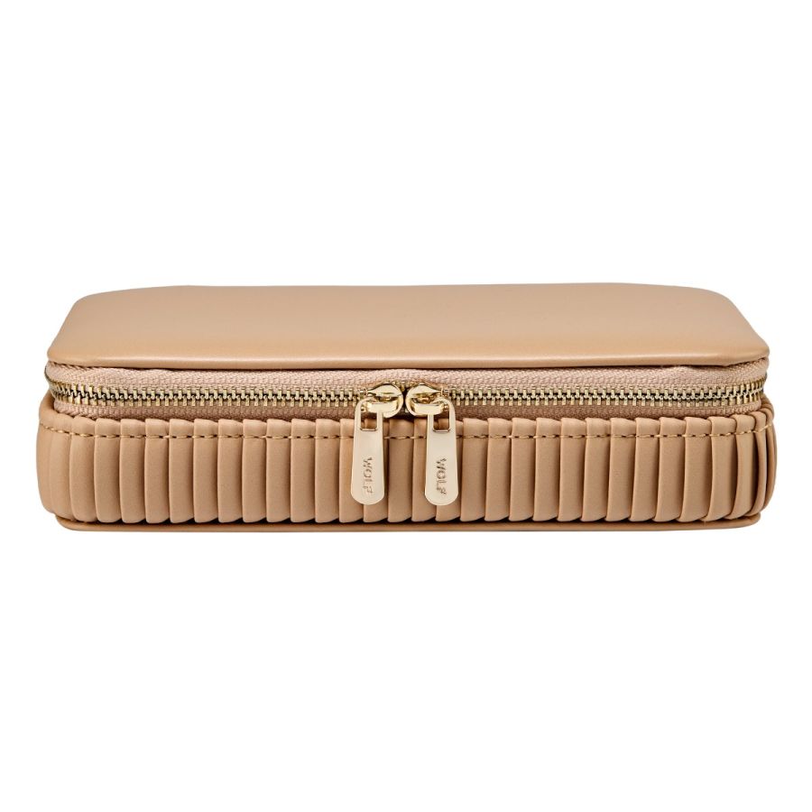 WOLF BELLA ZIP CASE MOCHA