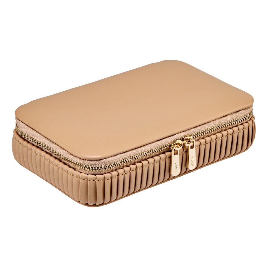 WOLF BELLA ZIP CASE MOCHA