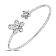 Roberto Coin JASMINE BANGLE WITH DIAMONDS