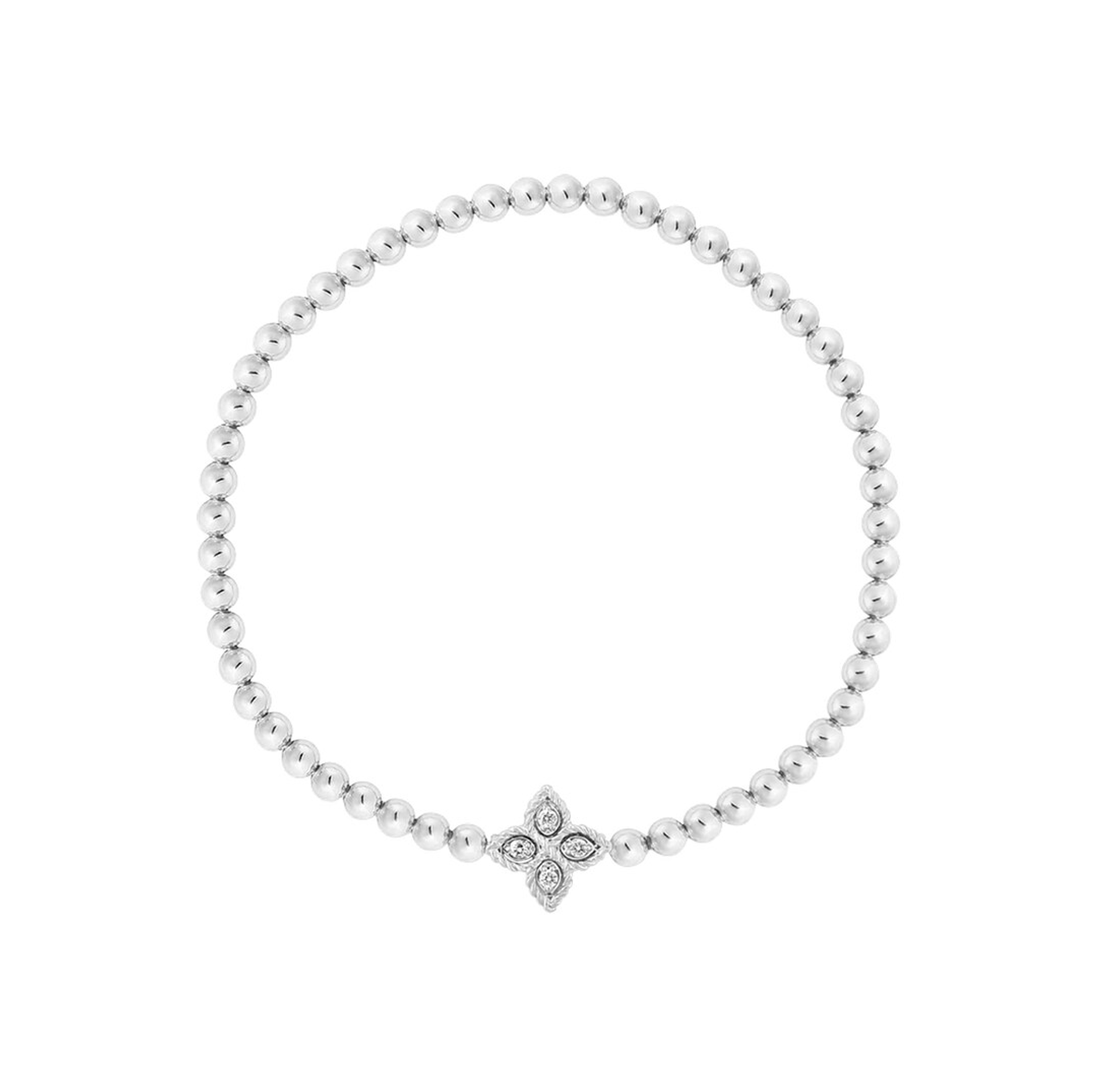 Roberto Coin PRINCESS FLOWER BRACELET WITH DIAMONDS