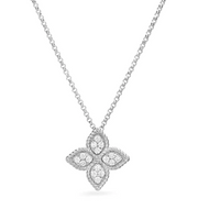 Roberto Coin PRINCESS FLOWER ANHÄNGER MIT DIAMANTEN