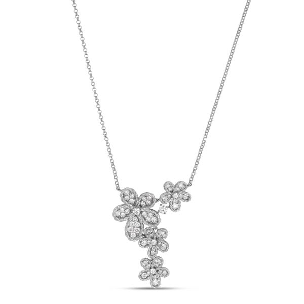 Roberto Coin JASMINE NECKLACE WITH DIAMONDS
