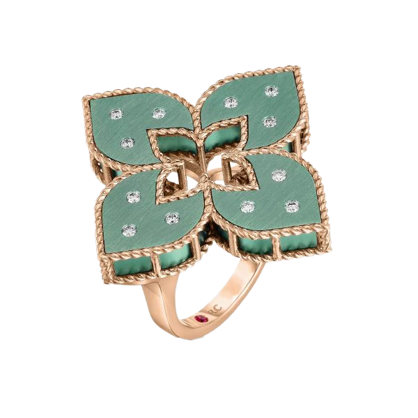 Roberto Coin VENETIAN PRINCESS RING WITH TITANIUM