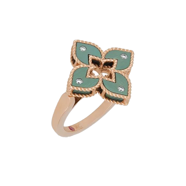 Roberto Coin VENETIAN PRINCESS RING WITH TITANIUM