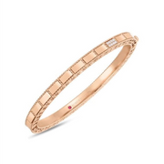 Roberto Coin ART DECO WHITE DIAMONDS BANGLE