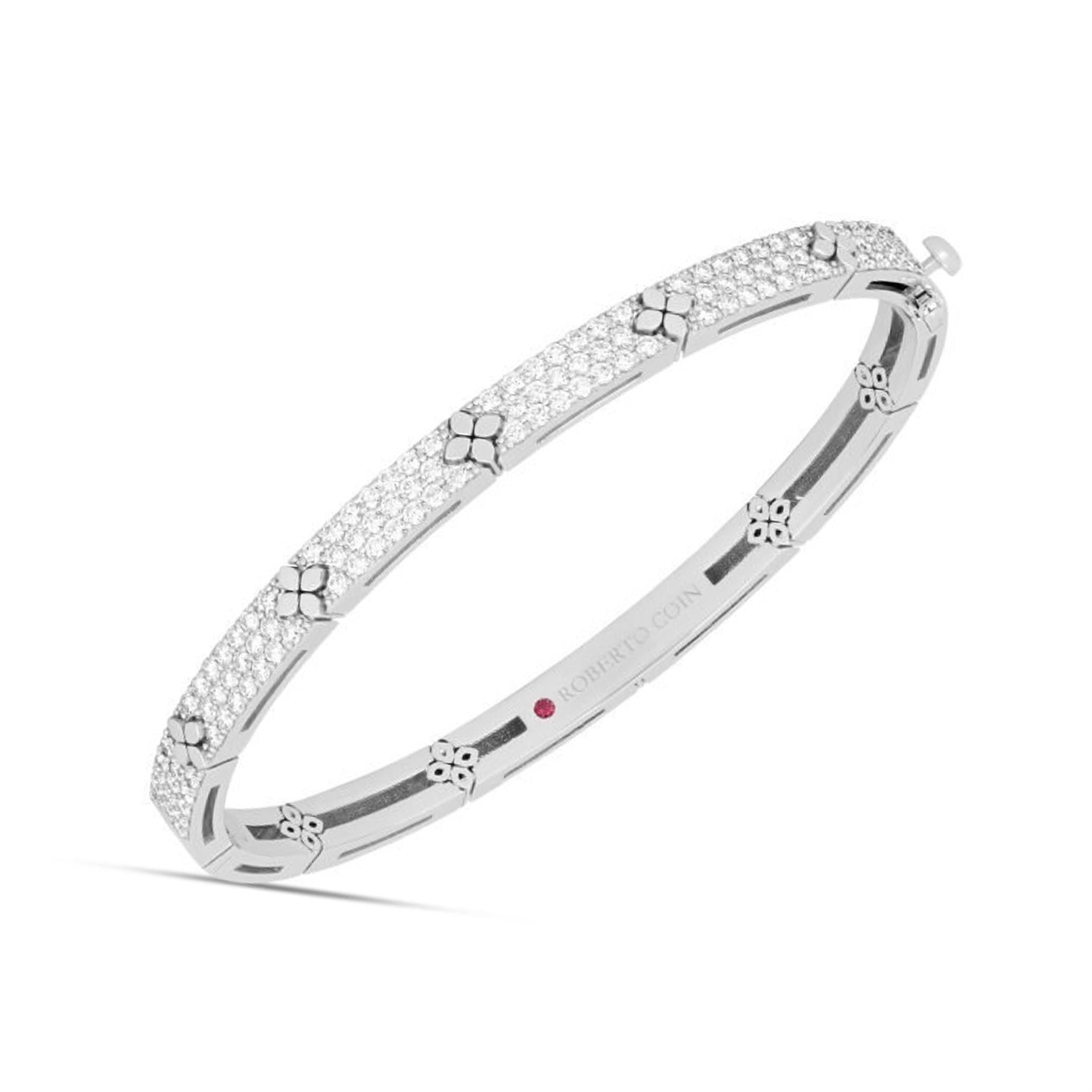 Roberto Coin LOVE IN VERONA BANGLE WITH DIAMONDS