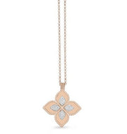 Roberto Coin PENDENTIF FLEUR PRINCESSE AVEC DIAMANTS