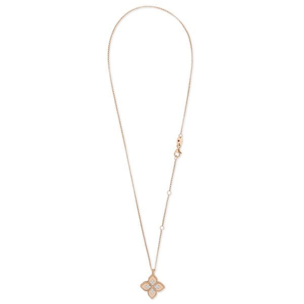 Roberto Coin PENDENTIF FLEUR PRINCESSE AVEC DIAMANTS