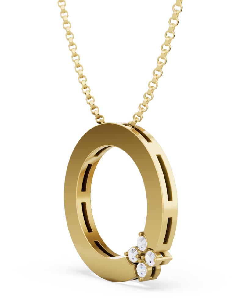 Roberto Coin LOVE IN VERONA PENDANT WITH DIAMONDS