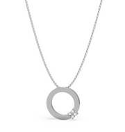 Roberto Coin PENDENTIF AMOUR À VÉRONE AVEC DIAMANTS OR BLANC