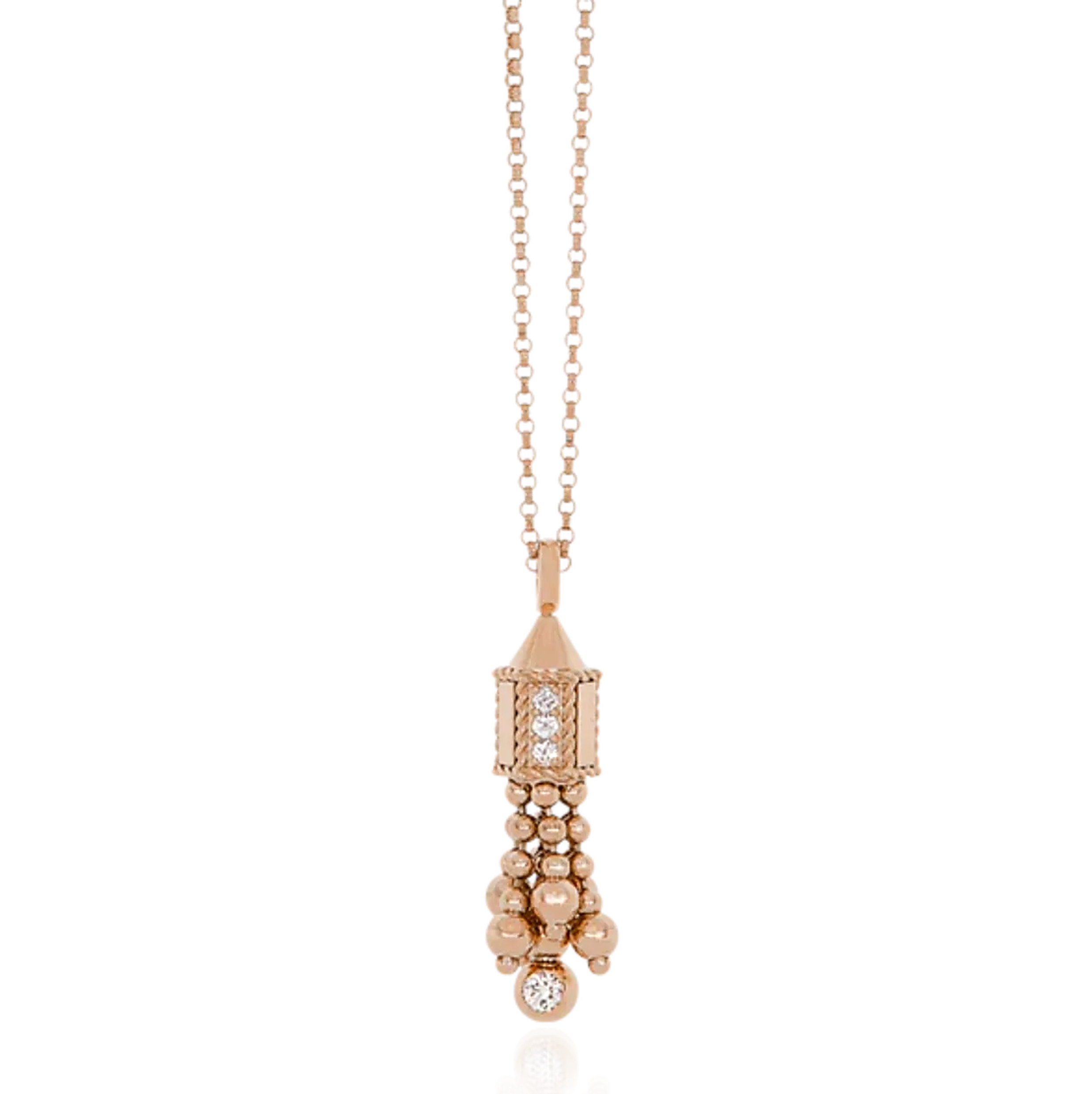 Roberto Coin ART DECO NECKLACE WITH DIAMONDS
