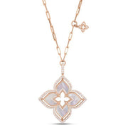 Roberto Coin VENETIAN PRINCESS COLLAR WITH DIAMONDS AND MOTHER OF PEARL