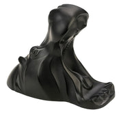 Lalique HIPPOPOTAMUS FIGURE BLACK
