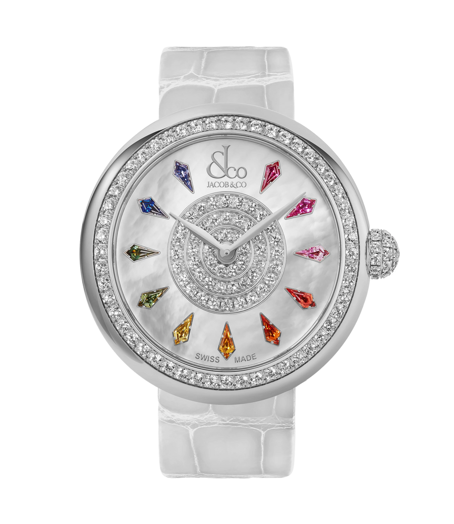 Brilliant One Row Multicolored Sapphires 38 MM