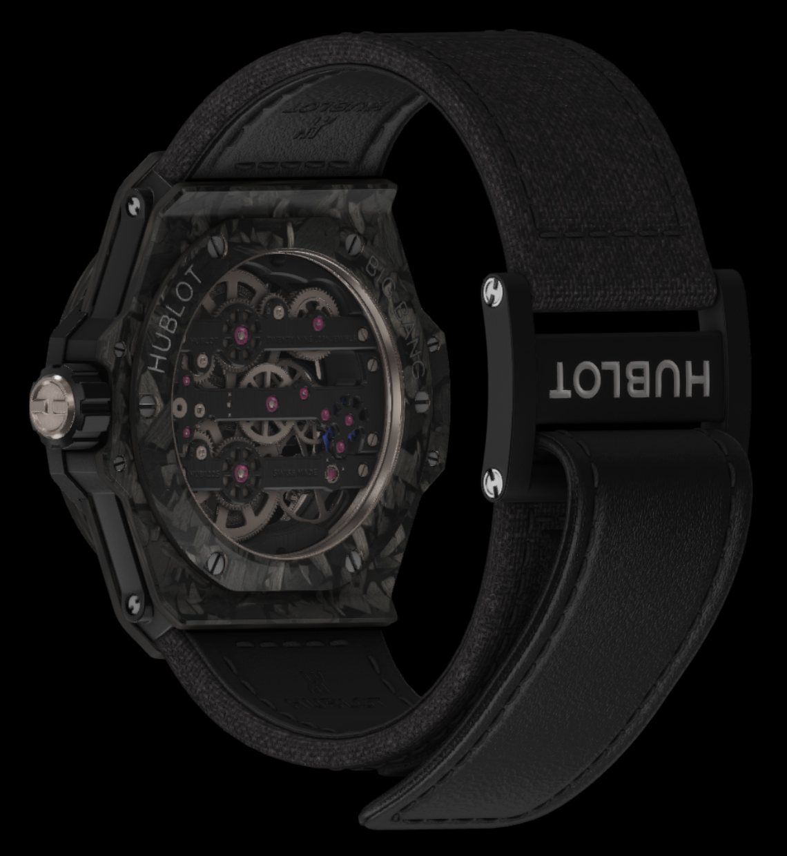 Hublot BIG BANG MECA-10 FROSTED CARBON 42MM