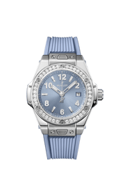 BIG BANG ONE CLICK STEEL COAL BLUE DIAMONDS 33 MM
