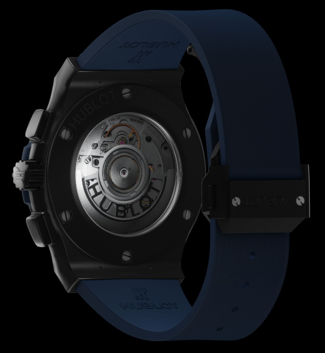 Hublot CLASSIC FUSION KERAMIK BLAU CHRONOGRAPH 42MM