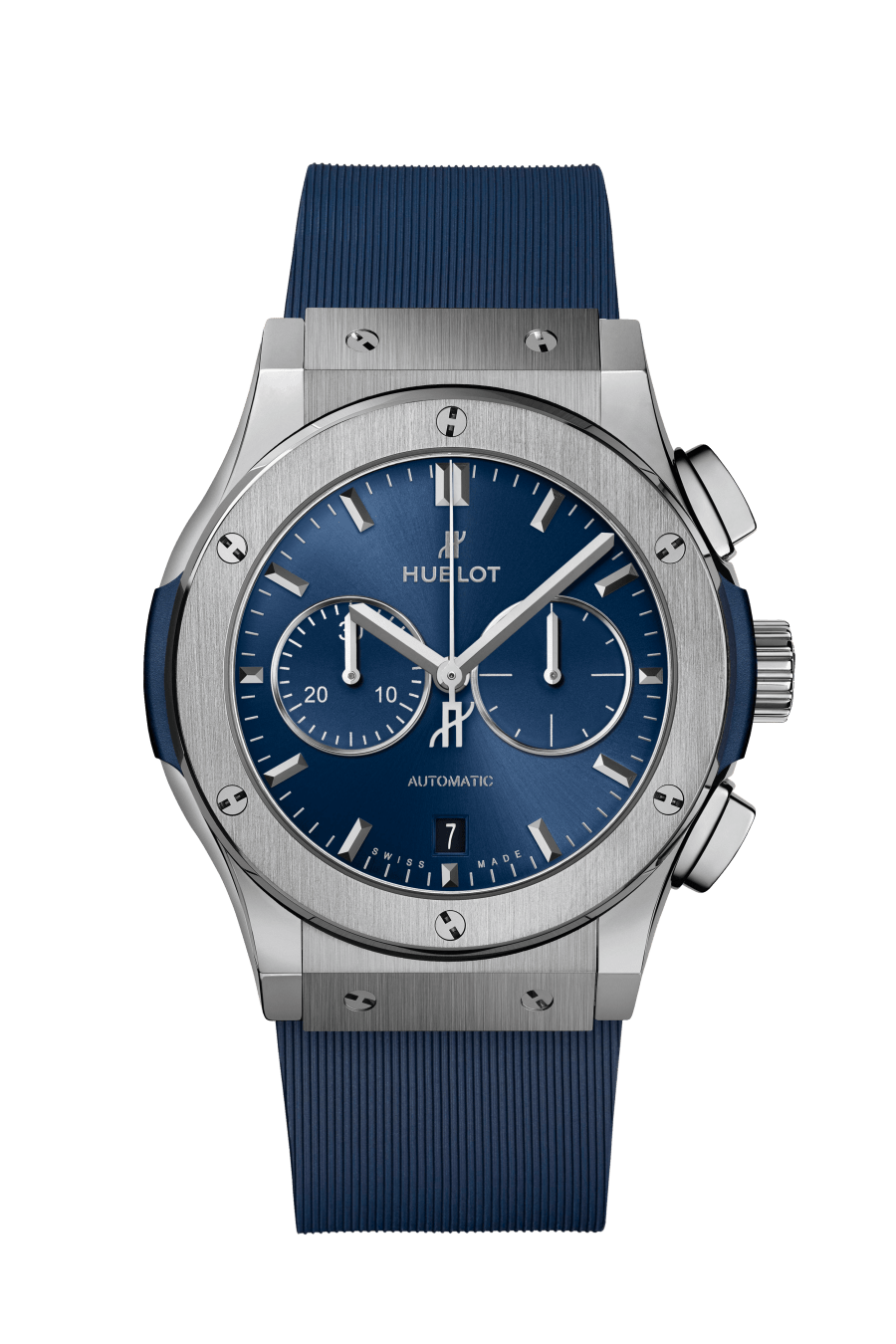 CLASSIC FUSION CHRONOGRAPH TITANIUM BLUE 42 MM