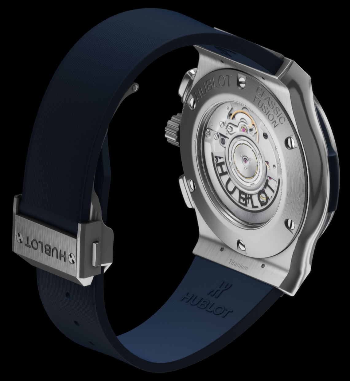 Hublot CLASSIC FUSION CHRONOGRAPH TITANIUM BLUE 45MM