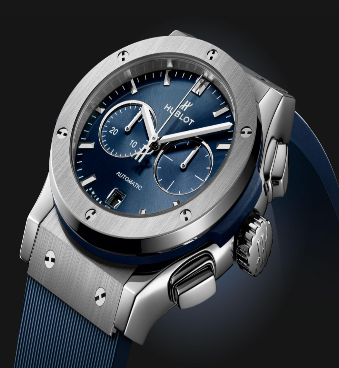 Hublot CLASSIC FUSION CHRONOGRAPH TITANIUM BLUE 42MM