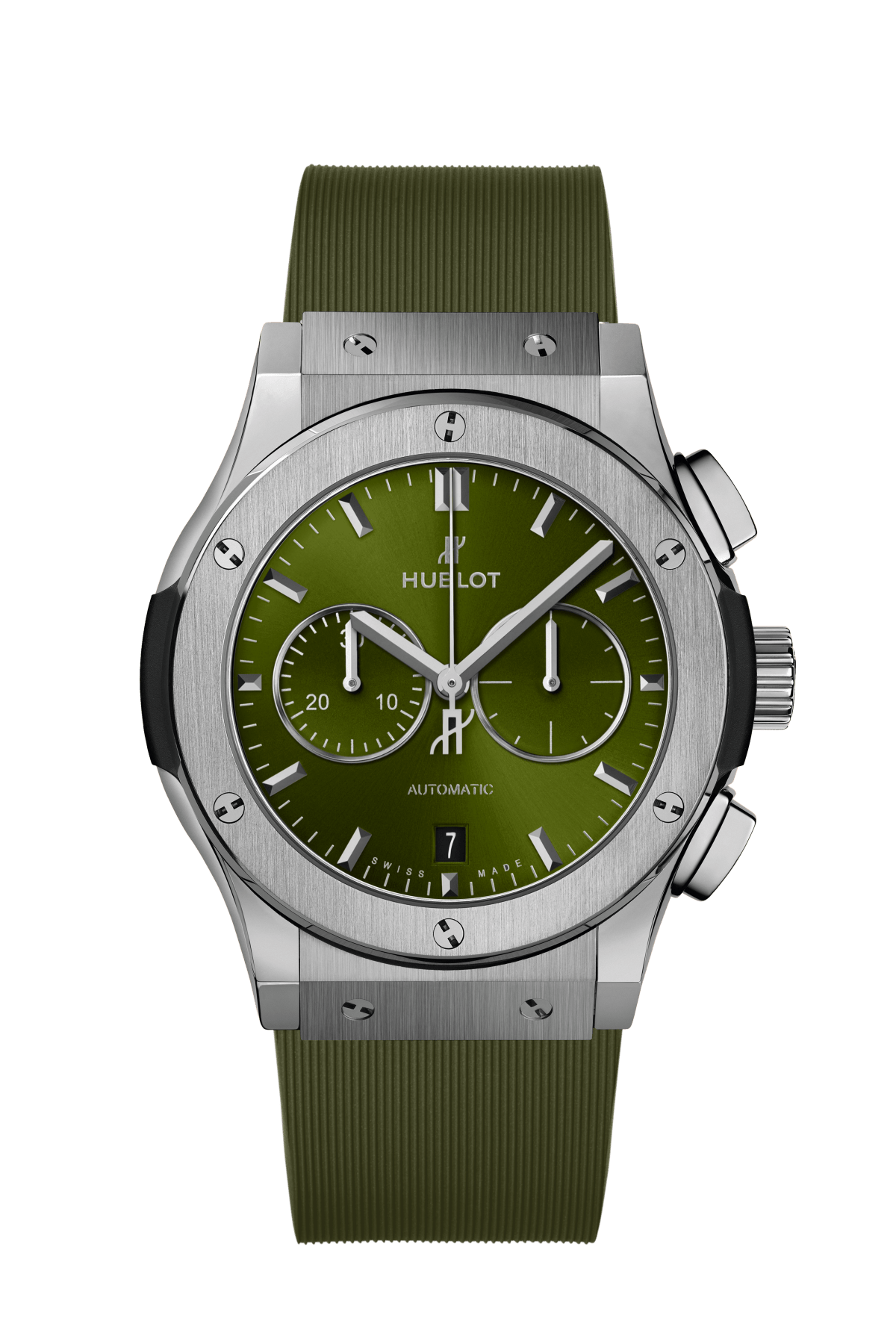 Hublot CLASSIC FUSION CHRONOGRAPH TITANIUM GRÜN 42 MM