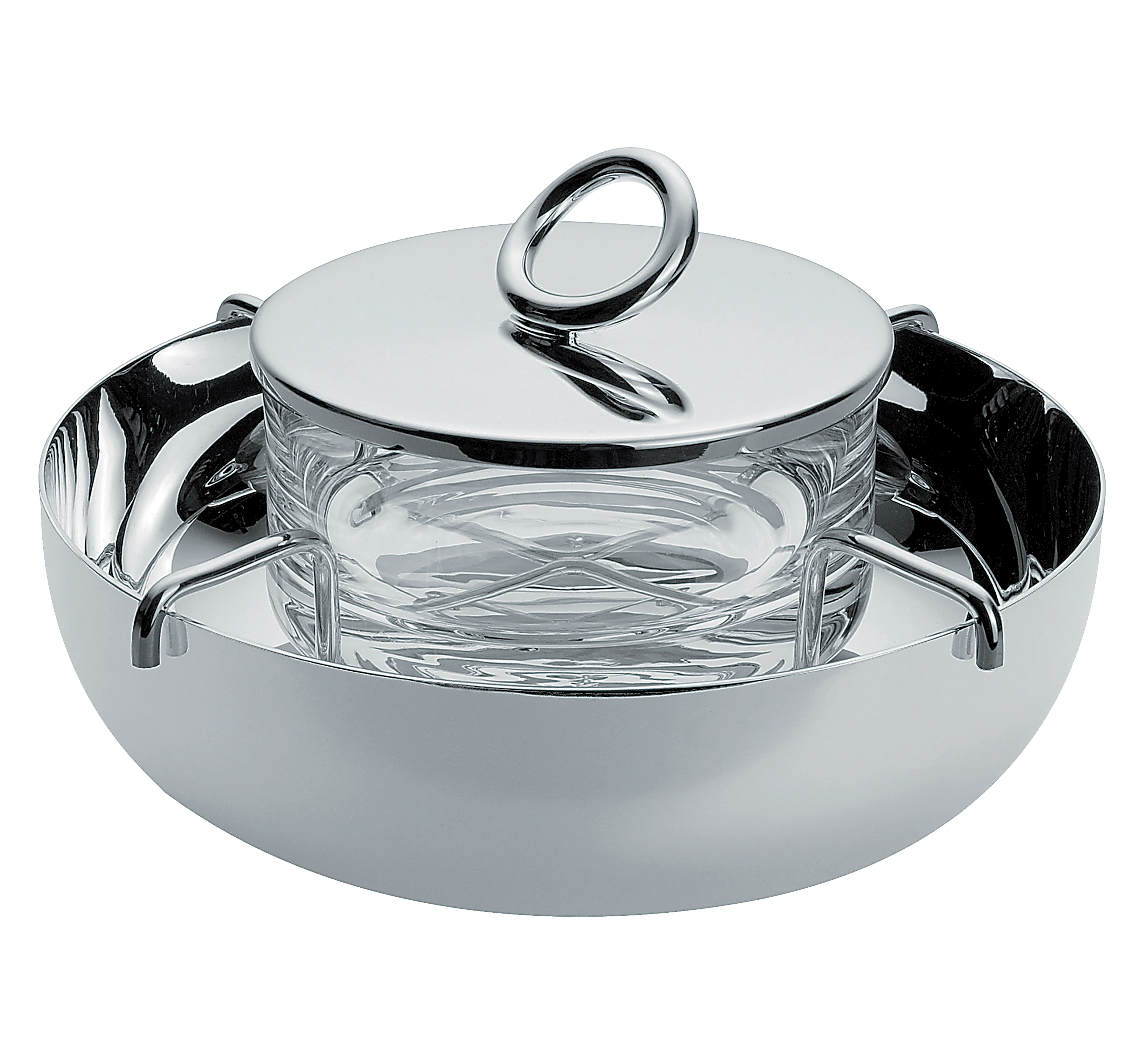 Christofle VERTIGO Caviar set Ø : 14 cm