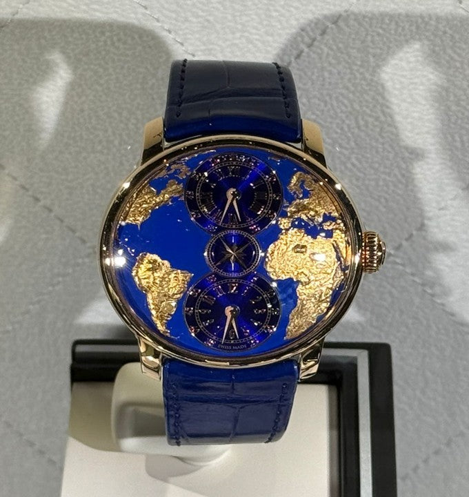 Jacob & Co. DUAL TIME ZONE BLUE 43MM