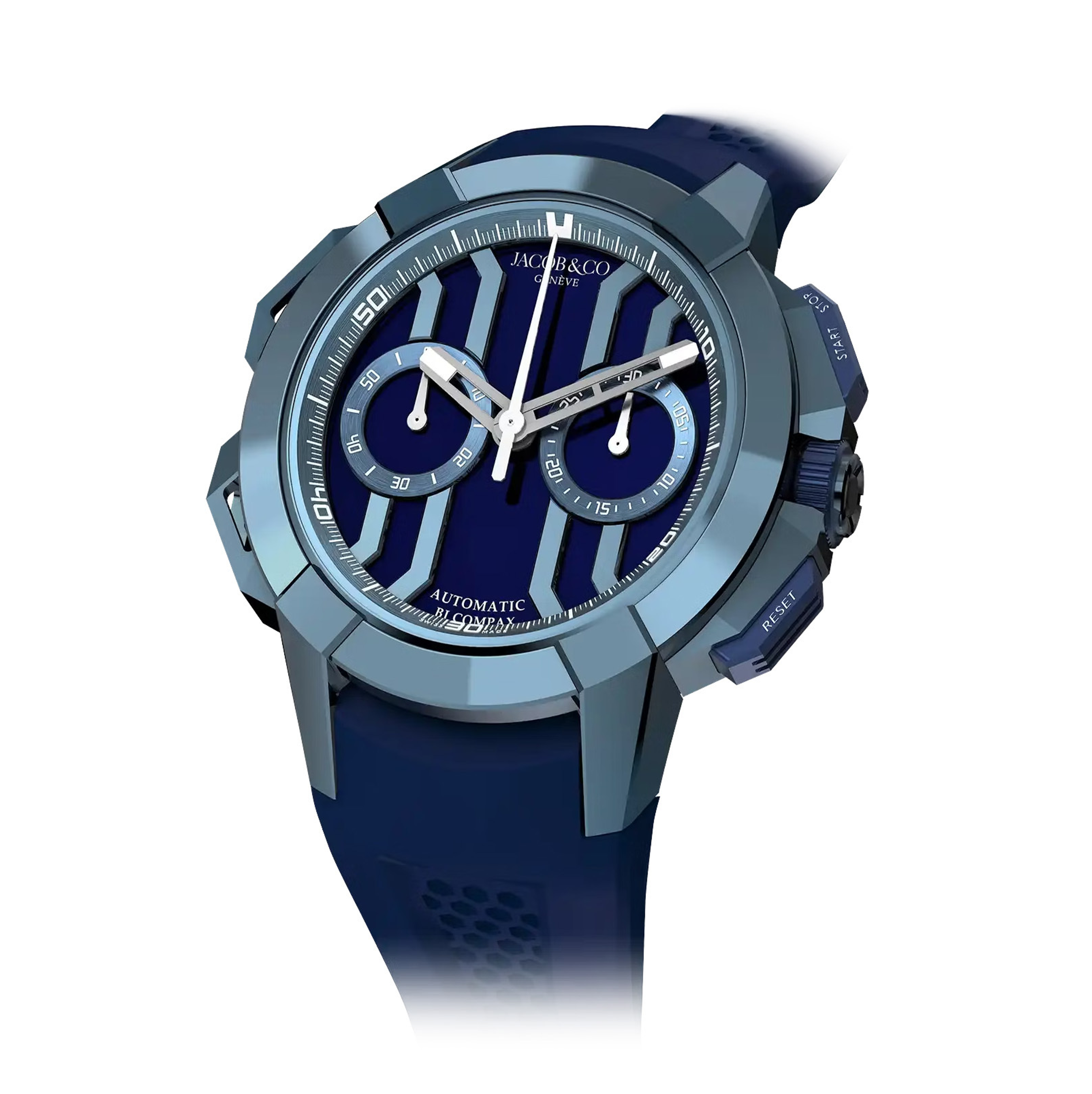 Jacob & Co. EPIC X CHRONO BLUE TITANIUM 44MM