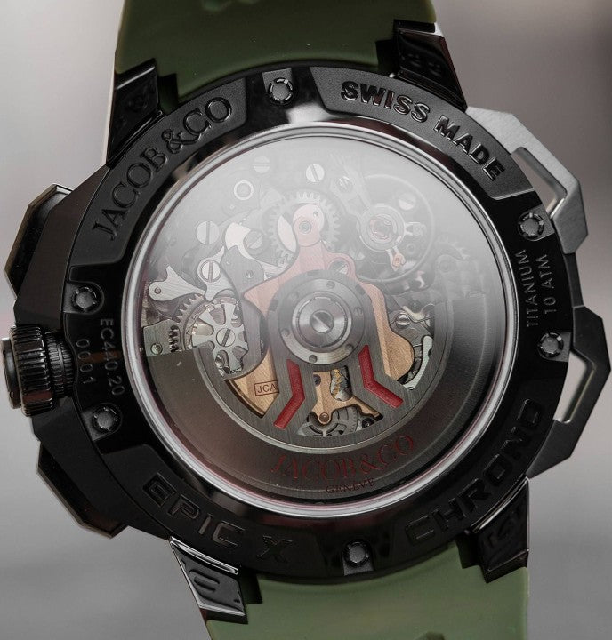Jacob & Co. EPIC X CHRONO TRI-COMPAX GREEN CAMO 44MM