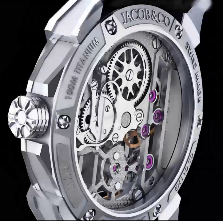 Jacob & Co. EPIC X SKELETON  BLACK 44 MM