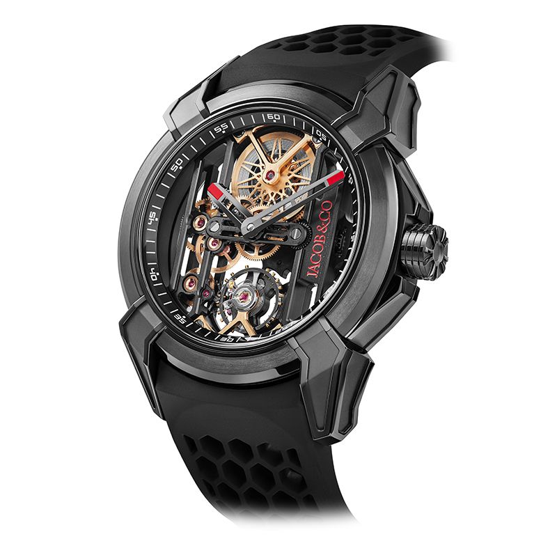 Jacob & Co. EPIC X SKELETON  BLACK TITANIUM 44MM