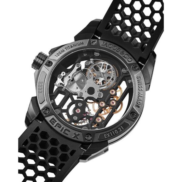 Jacob & Co. EPIC X SKELETON  BLACK TITANIUM 44MM