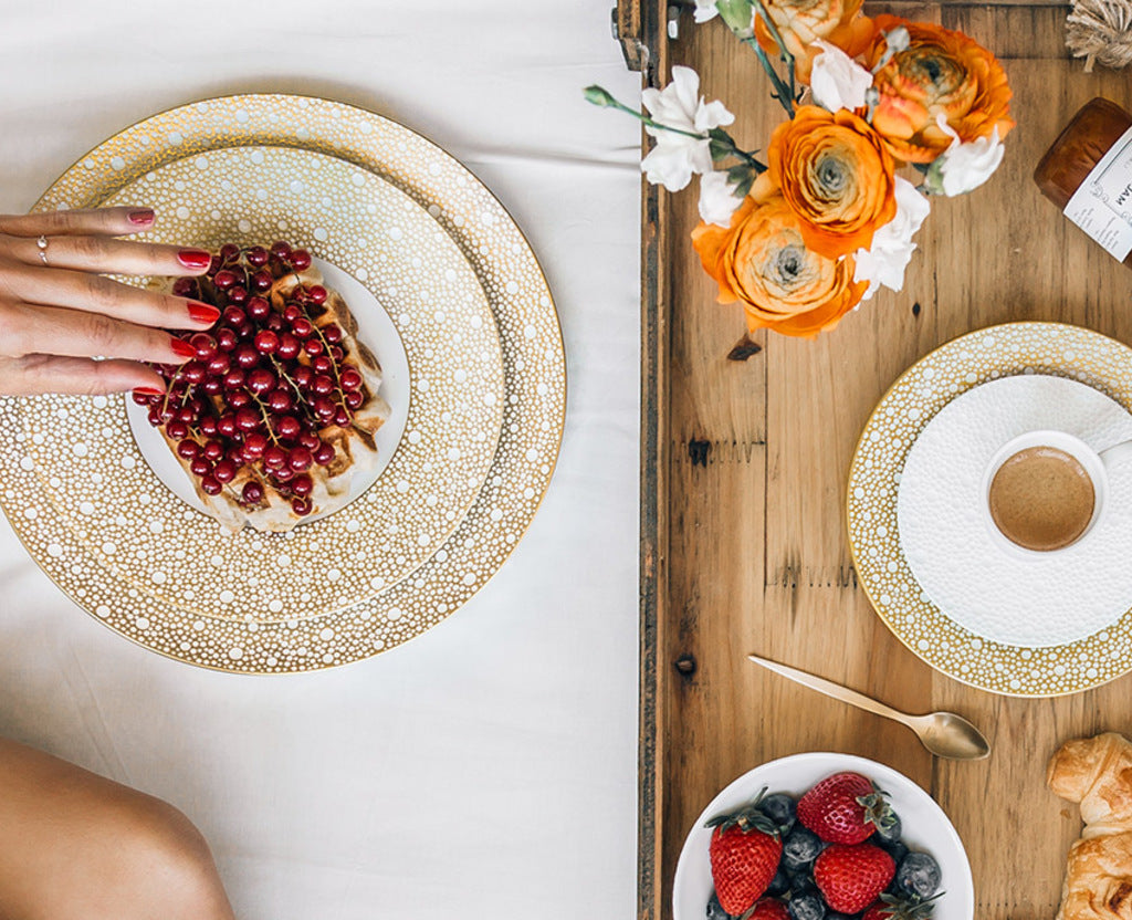 BERNARDAUD ECUME MORDORE - PLATE