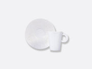 BERNARDAUD ECUME - COFFEE CUP AND SAUCER