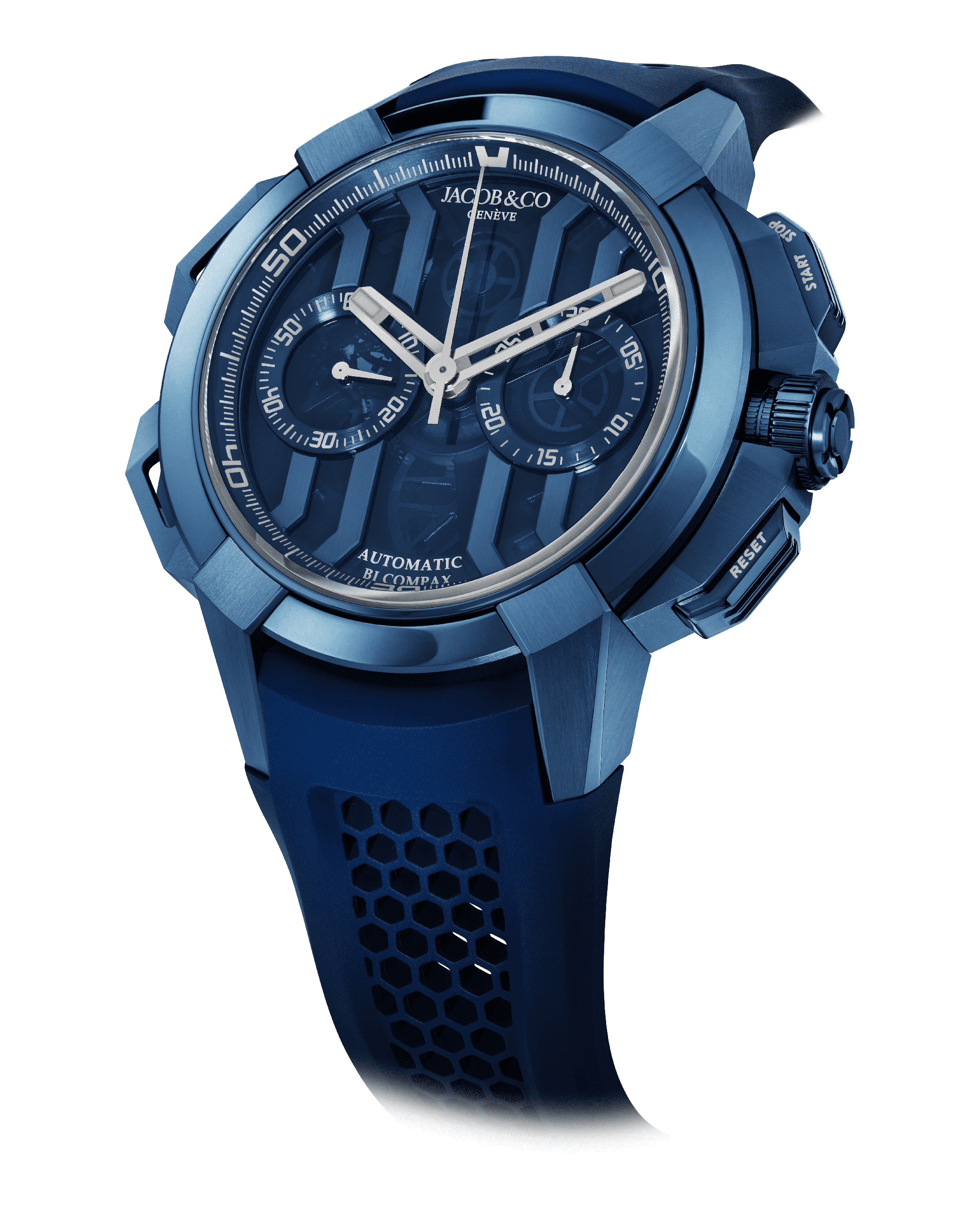 Jacob & Co. EPIC X CHRONO BLUE TITANIUM 44MM