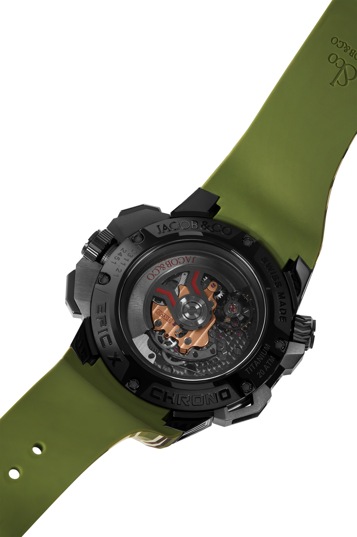 EPIC X CHRONO TRI-COMPAX GREEN CAMO 44 MM