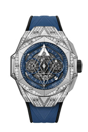 Hublot BIG BANG SANG BLEU II TITANIUM BLUE PAVÉ 45 MM