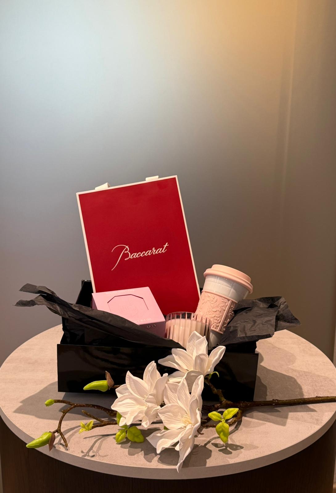 Baccarat TENDRE BRUYÈRE & BERNARDAUD NOMAD MUG – LOUVRE PINK SET