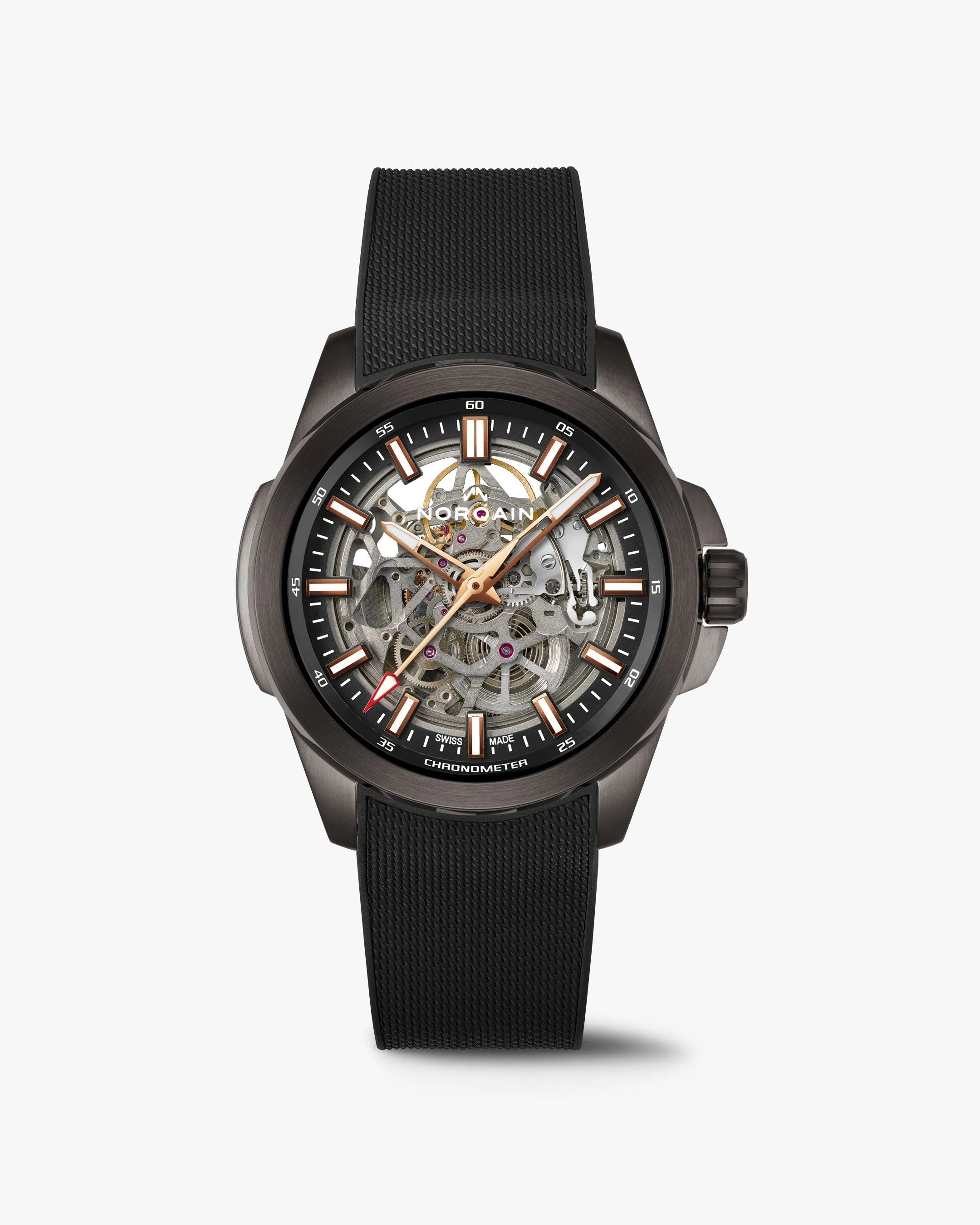 NORQAIN INDEPENDENCE SKELETON GOLD DLC 42MM