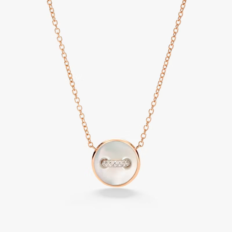 Collier Pomellato à pois avec pendentif