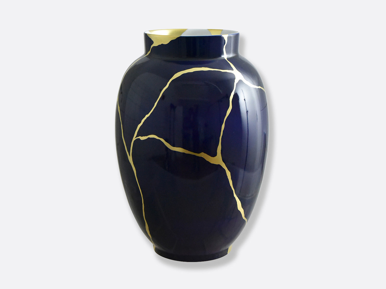 Bernardaud KINTSUGI COBALT BLUE LARGE VASE
