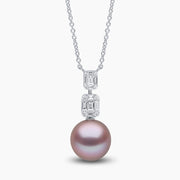 Yoko London STARLIGHT PEARL AND DIAMOND DROP LUNAR PENDANT