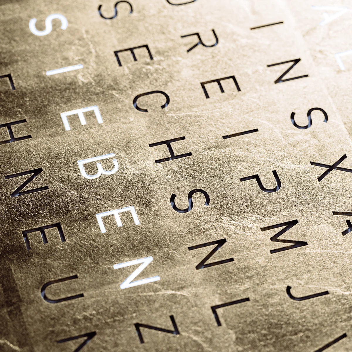 Earth 45 Gold (Arabic letter matrix)